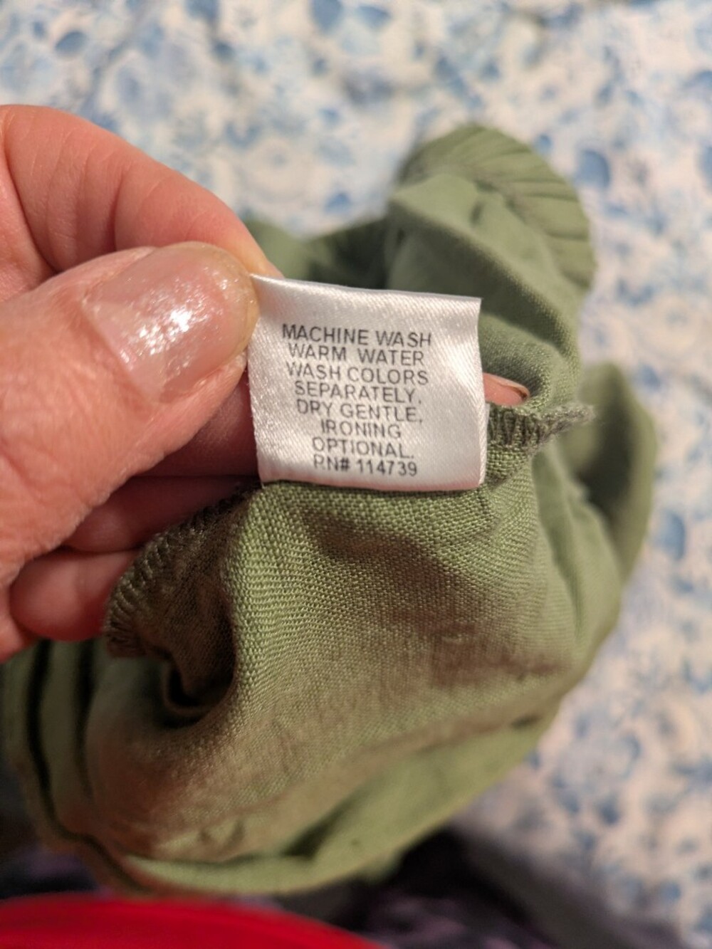 Flax Olive/Sage Green Women's Flat Front Linen Shorts - Picture 7 of 7